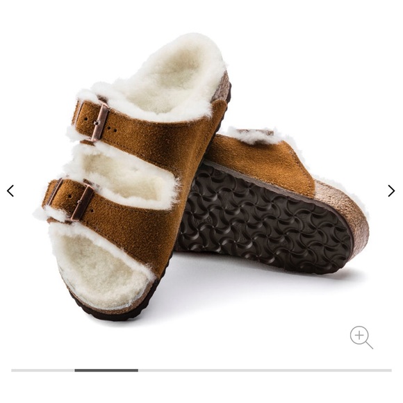 Birkenstock Other - Birkenstock Arizona Shearling suede sandals